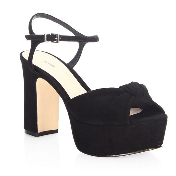 SOLD SCHUTZ Thalyta Suede Sandals - Picture 3 of 15